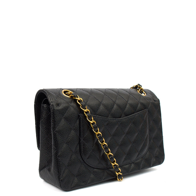 Picture of Chanel Cross Body Classic Double Flap - Medium in Black, Caviar Leather