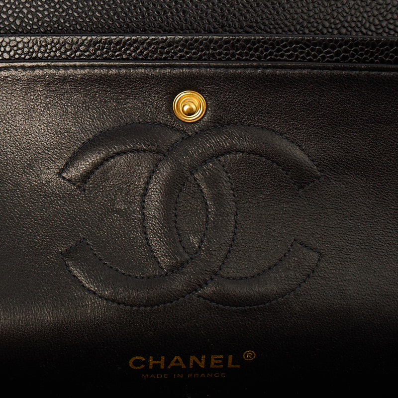 Picture of Chanel Cross Body Classic Double Flap - Medium in Black, Caviar Leather