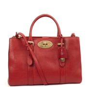 Picture of Mulberry Tote Bayswater Double Zip Tote - Small in Scarlett, Leather