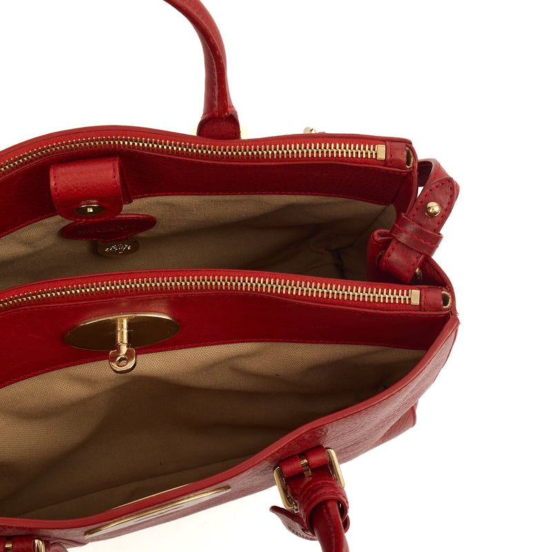 Picture of Mulberry Tote Bayswater Double Zip Tote - Small in Scarlett, Leather