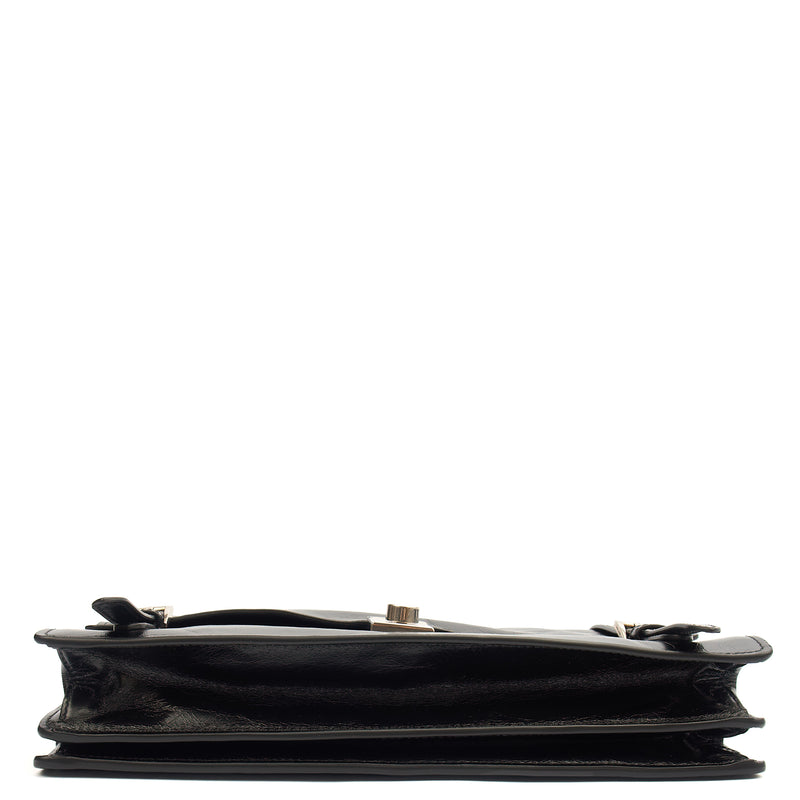 Picture of Prada Cross Body Saffiano Soft in Black, Leather