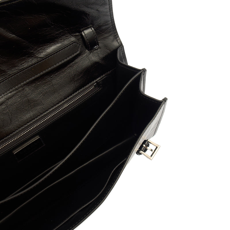 Picture of Prada Cross Body Saffiano Soft in Black, Leather