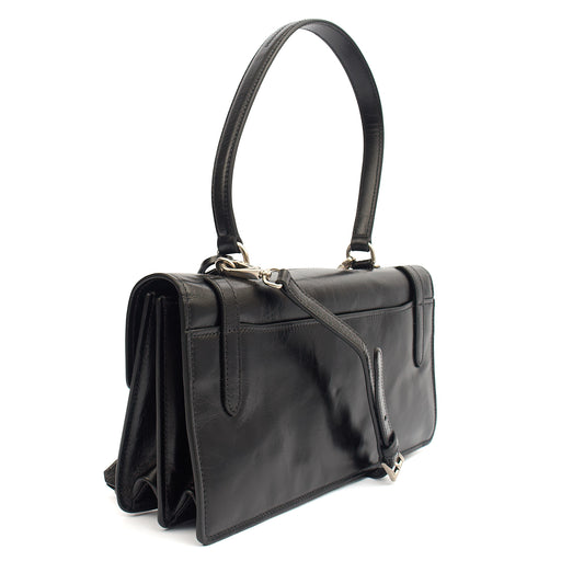 Picture of Prada Cross Body Saffiano Soft in Black, Leather