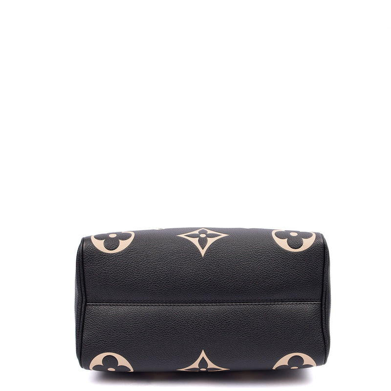 Picture of Louis Vuitton Top Handle Speedy Bandouliere 25 in Black, Empreinte Leather