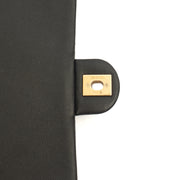 Picture of Chanel Cross Body Chain Around Flap in Black, Caviar Leather