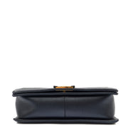 Picture of Chanel Shoulder Bag Boy - New Medium in Blue, Leather