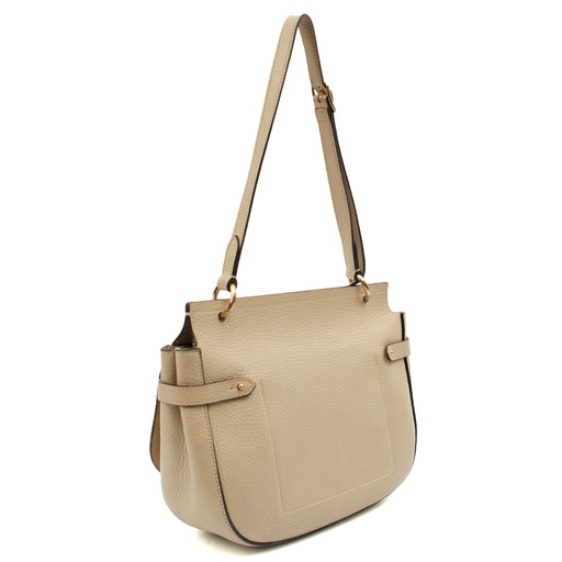 Picture of Mulberry Cross Body Amberley Satchel in Neutral, Calfskin Leather