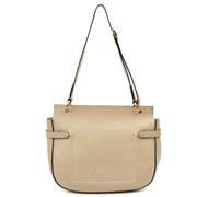 Picture of Mulberry Cross Body Amberley Satchel in Neutral, Calfskin Leather