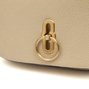 Picture of Mulberry Cross Body Amberley Satchel in Neutral, Calfskin Leather