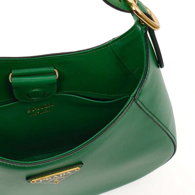Picture of Prada Shoulder Bag Cleo Shoulder Bag in Green, Calfskin