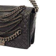 Picture of Chanel Shoulder Bag Boy - Medium in Black, Calfskin Leather