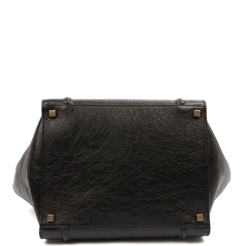 Picture of Celine Tote Luggage - Medium in Black, Patent Leather