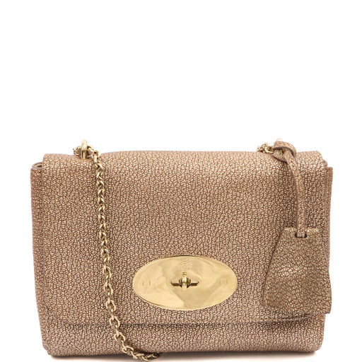 Picture of Mulberry Cross Body Lily in Metallic, Leather