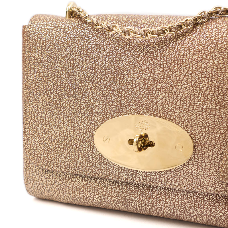 Picture of Mulberry Cross Body Lily in Metallic, Leather