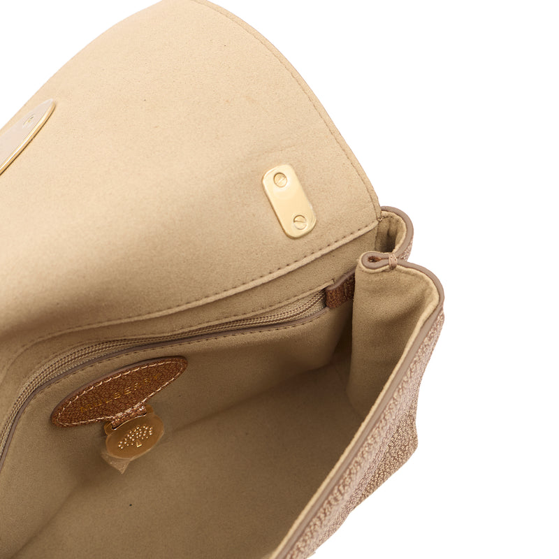 Picture of Mulberry Cross Body Lily in Metallic, Leather