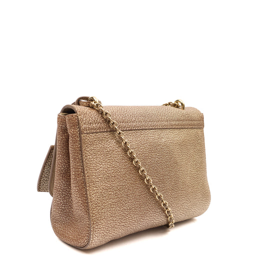 Picture of Mulberry Cross Body Lily in Metallic, Leather
