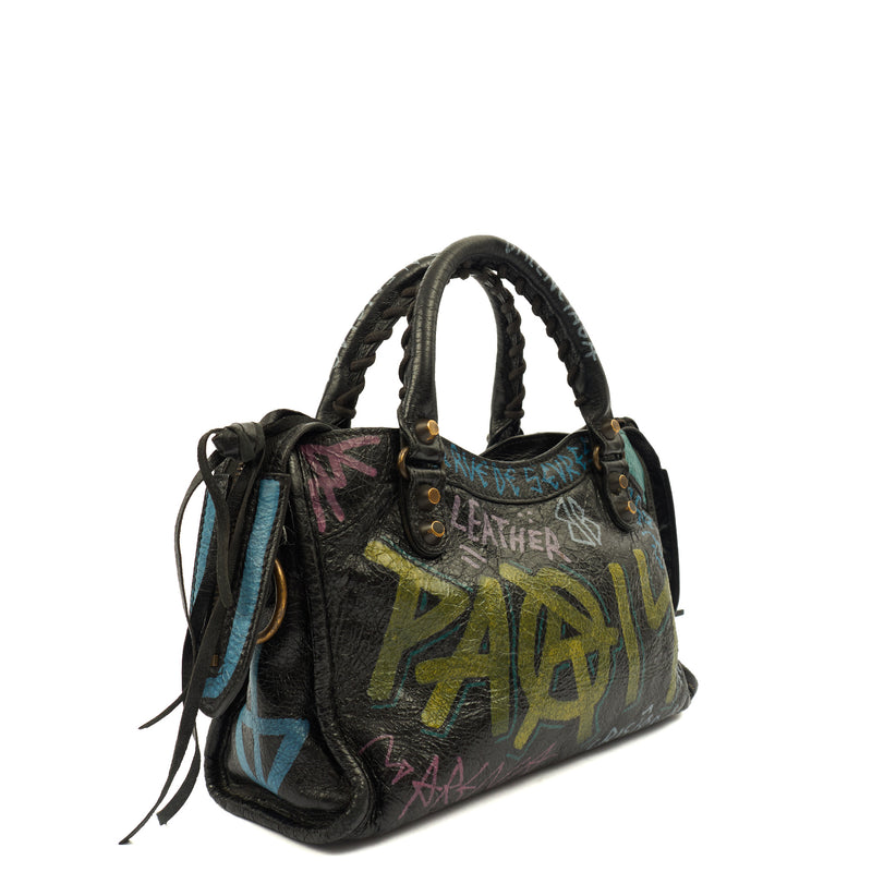 Picture of Balenciaga Mini Bag Classic City - Small in Black, Leather