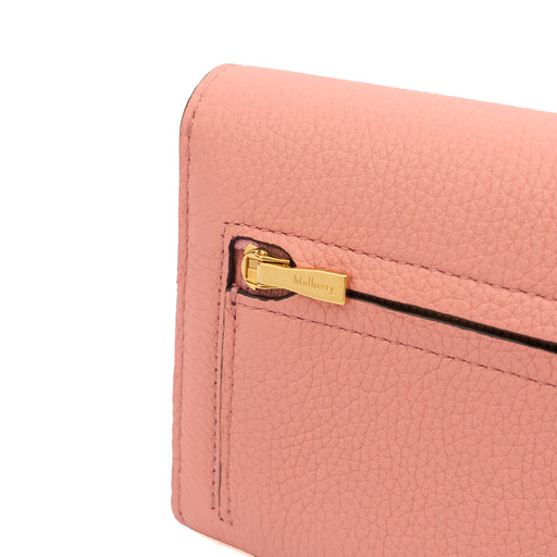 Picture of Mulberry Purse Continental Wallet  in Sorbet Pink, Leather