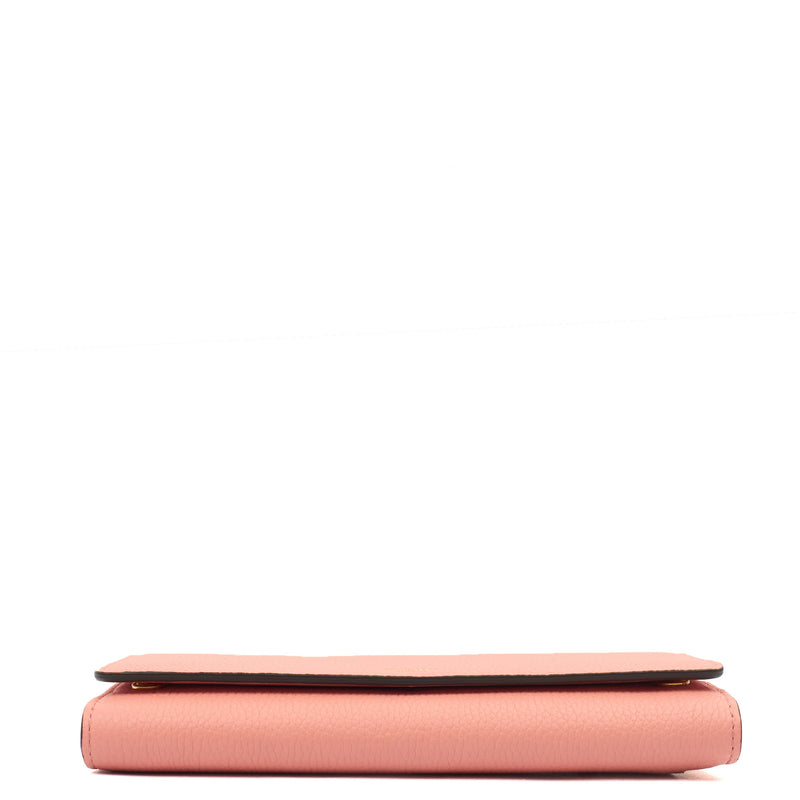Picture of Mulberry Purse Continental Wallet  in Sorbet Pink, Leather