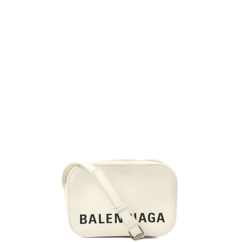 Picture of Balenciaga Cross Body Ville XS Camera Bag in White, Veau (Calfskin)