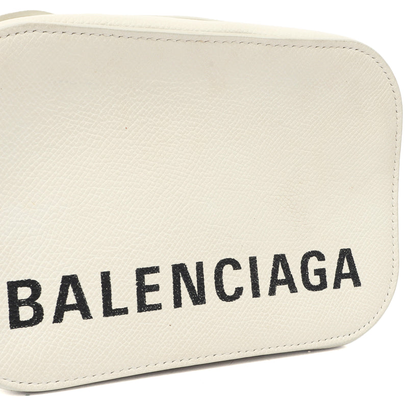 Picture of Balenciaga Cross Body Ville XS Camera Bag in White, Veau (Calfskin)