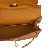 Picture of Hermes Mini Bag Kelly Pochette in Sesame, Swift (Gulli35) Leather