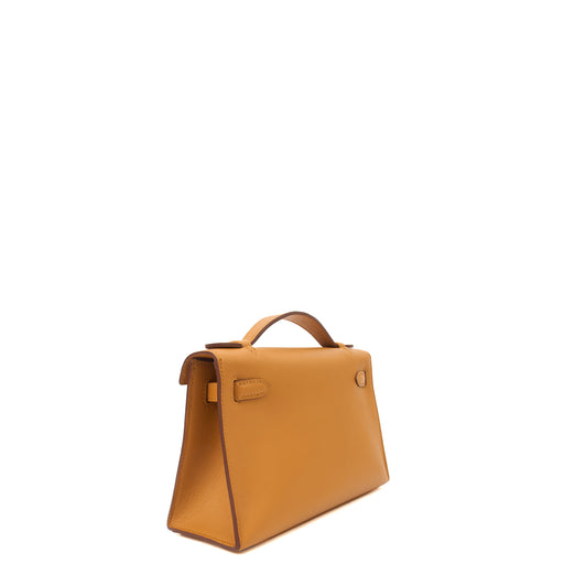 Picture of Hermes Mini Bag Kelly Pochette in Sesame, Swift (Gulli35) Leather