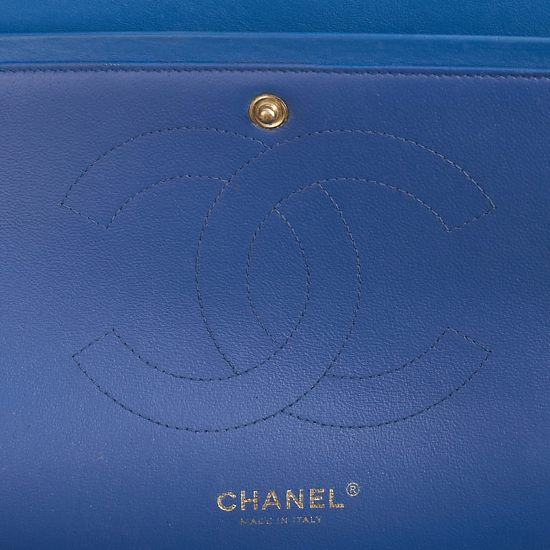 Picture of Chanel Shoulder Bag Jumbo - Double Flap in Navy, Patent Leather