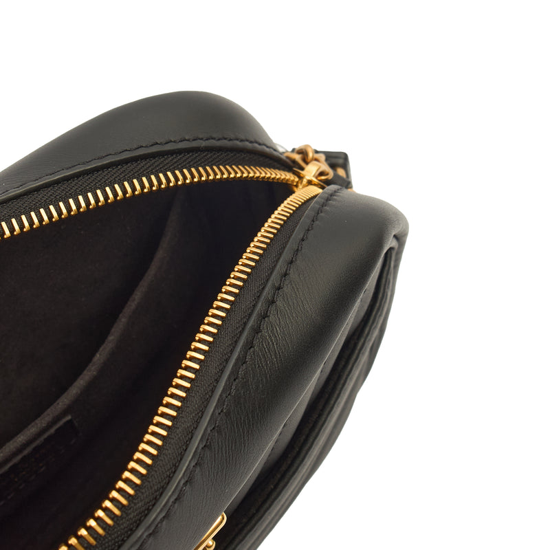 Picture of Louis Vuitton Cross Body New Wave PM Chain Bag  in Black, Leather