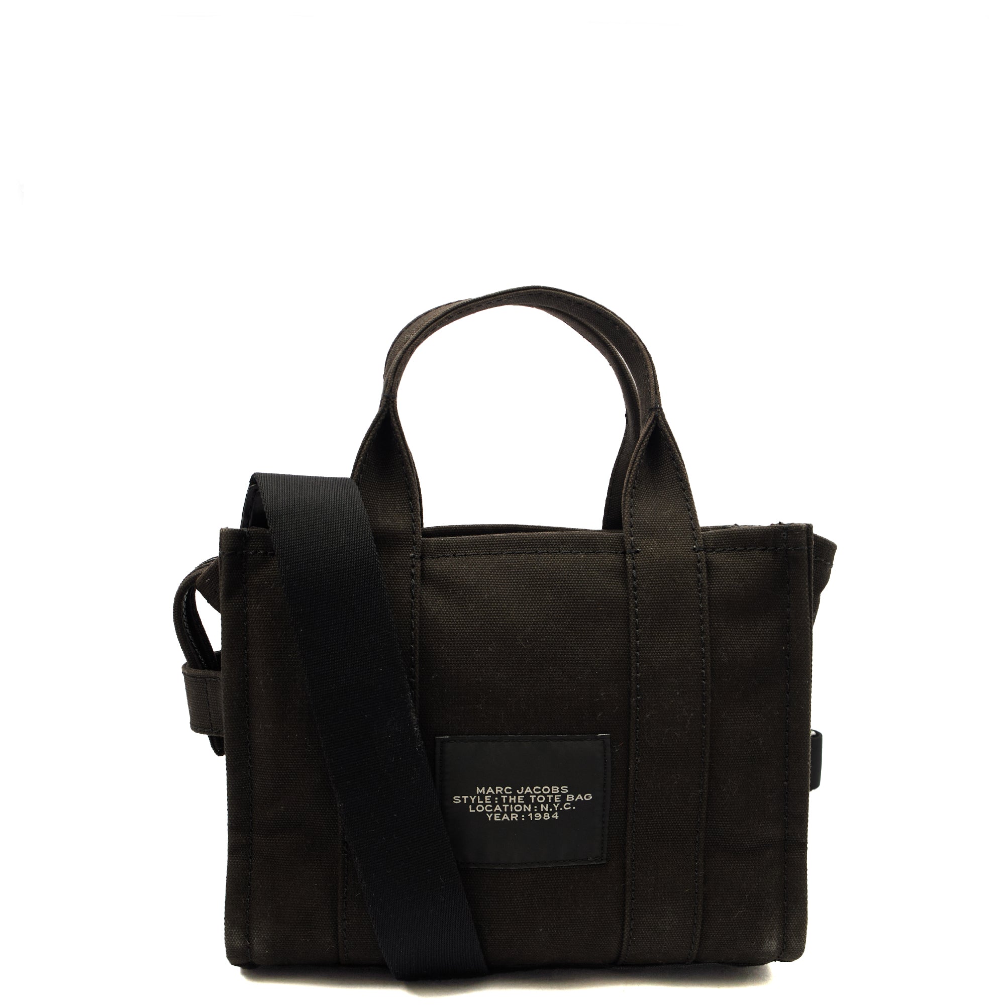 MARC JACOBS THE TOTE BAG ブラック Marc Jacobs Tote The Tote Bag in tonal black, Fabric | The Handbag