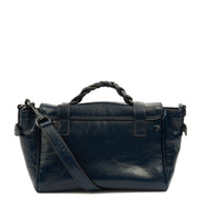 Picture of Mulberry Cross Body Alexa - Mini in Steel Blue, Crinkle Patent