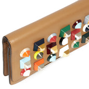 Picture of Fendi Cross Body Wallet on Chain  in Neutral, Leather