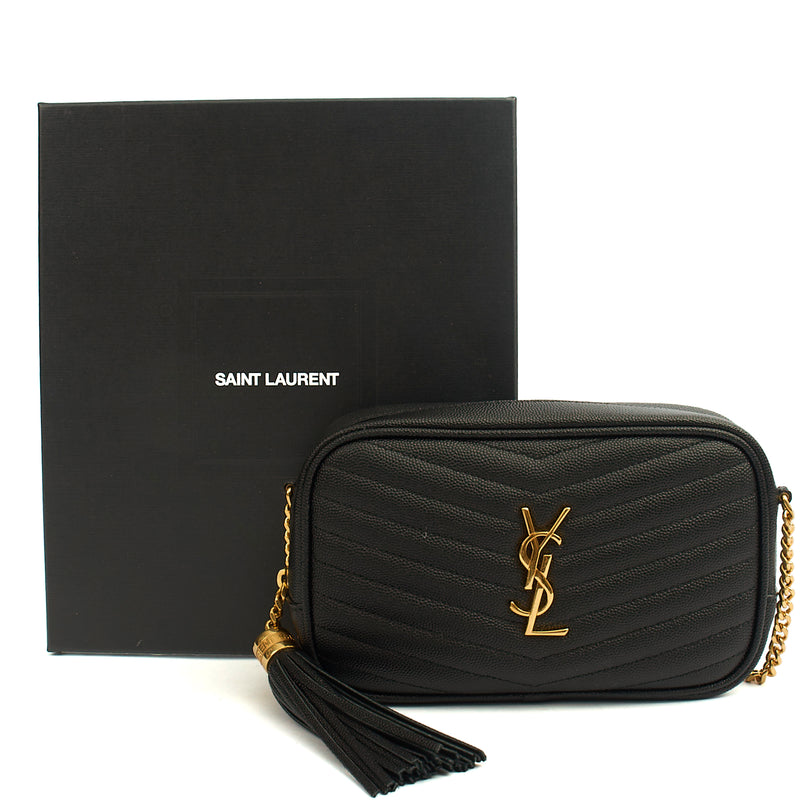 Picture of Saint Laurent Cross Body Lou - Mini in Black, Leather