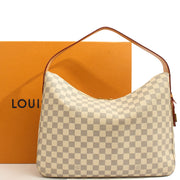 Picture of Louis Vuitton Shoulder Bag Slouchy in Damier Azur, Canvas