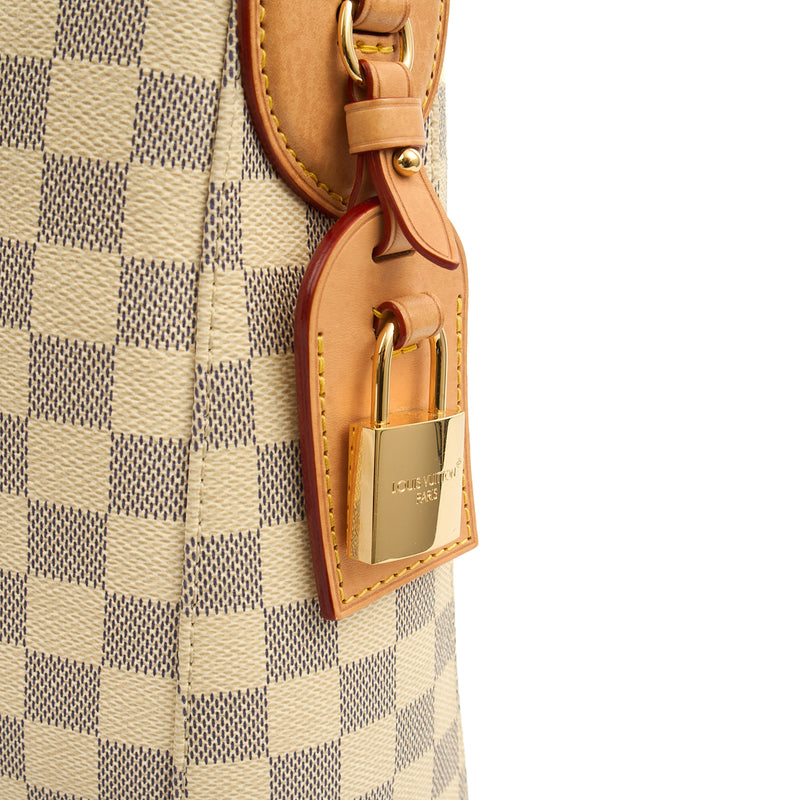 Picture of Louis Vuitton Shoulder Bag Slouchy in Damier Azur, Canvas