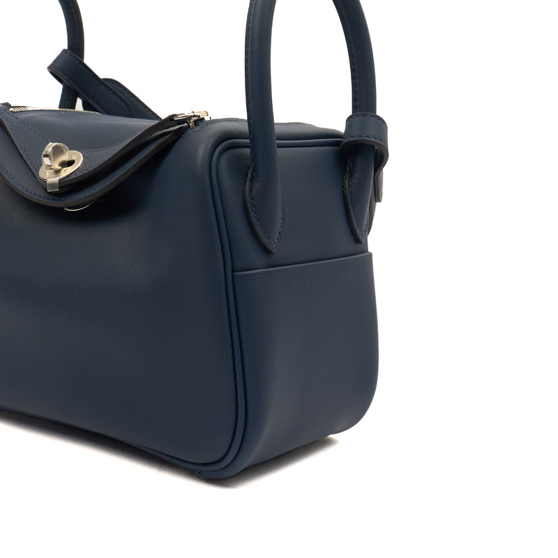 Picture of Hermes Cross Body Lindy - Mini in Bleu Encre, Swift (Gulli35) Leather