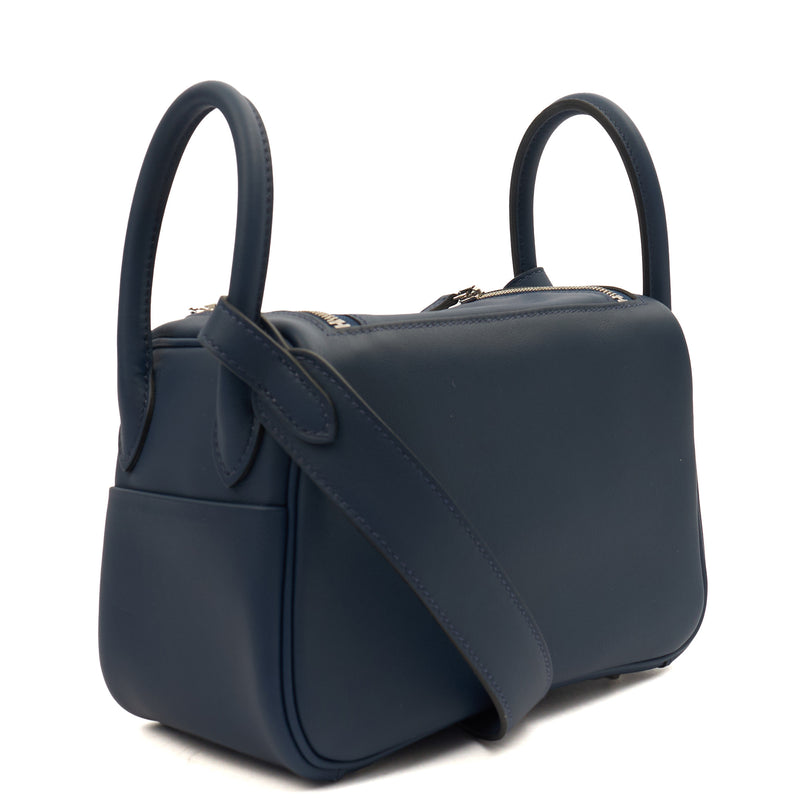 Picture of Hermes Cross Body Lindy - Mini in Bleu Encre, Swift (Gulli35) Leather