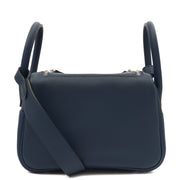 Picture of Hermes Cross Body Lindy - Mini in Bleu Encre, Swift (Gulli35) Leather