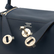 Picture of Hermes Cross Body Lindy - Mini in Bleu Encre, Swift (Gulli35) Leather