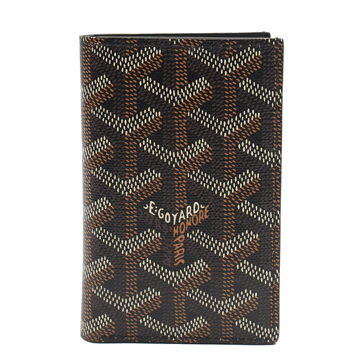 Picture of Goyard Wallet Saint Pierre in Black, Leather