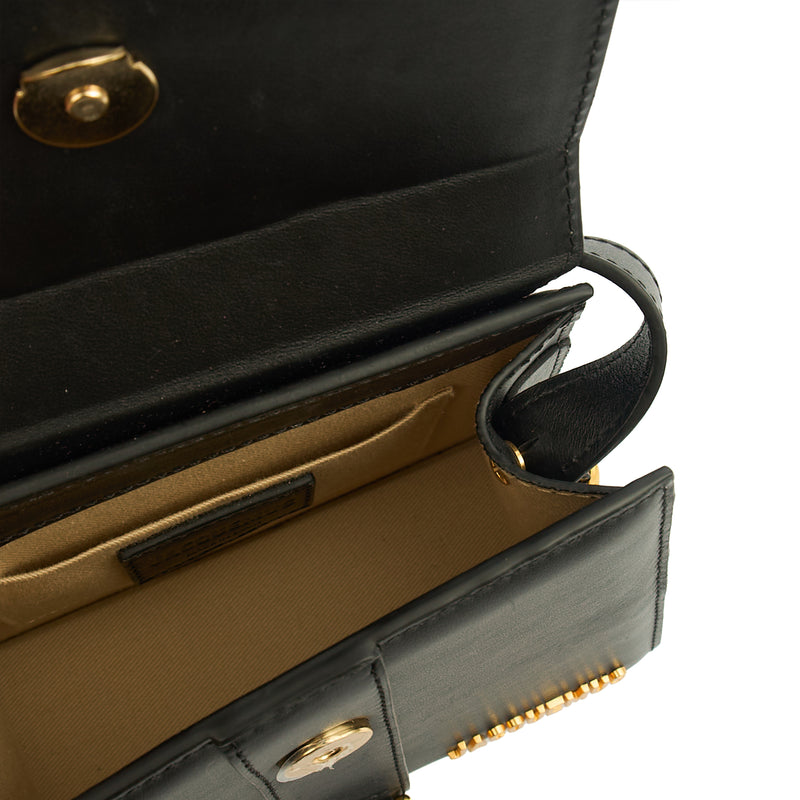 Picture of Jacquemus Mini Bag Le Chiquito Moyen in Black, Leather