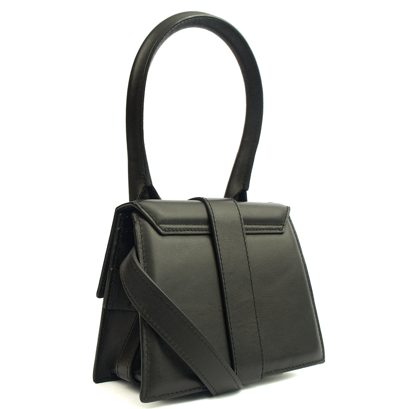 Picture of Jacquemus Mini Bag Le Chiquito Moyen in Black, Leather