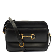 Picture of Gucci Cross Body 1955 Horsebit Shoulder Bag in Black, Leather