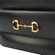 Picture of Gucci Cross Body 1955 Horsebit Shoulder Bag in Black, Leather