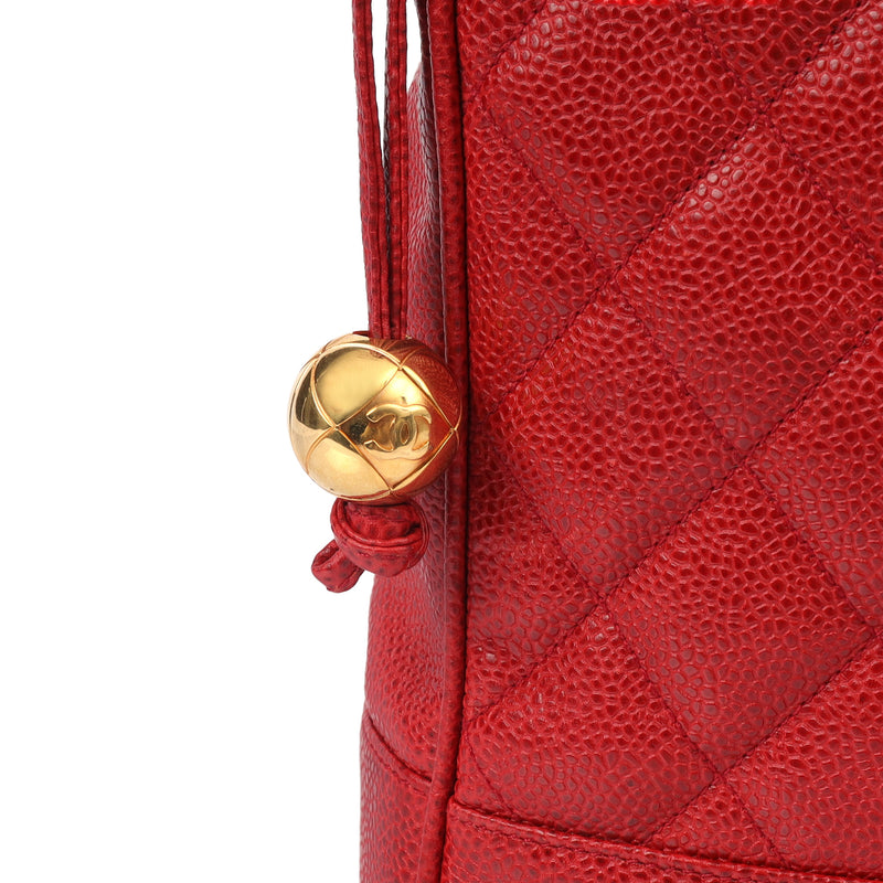 Picture of Chanel Tote Tote in Red, Caviar Leather