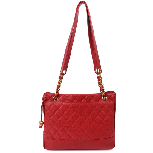 Picture of Chanel Tote Tote in Red, Caviar Leather