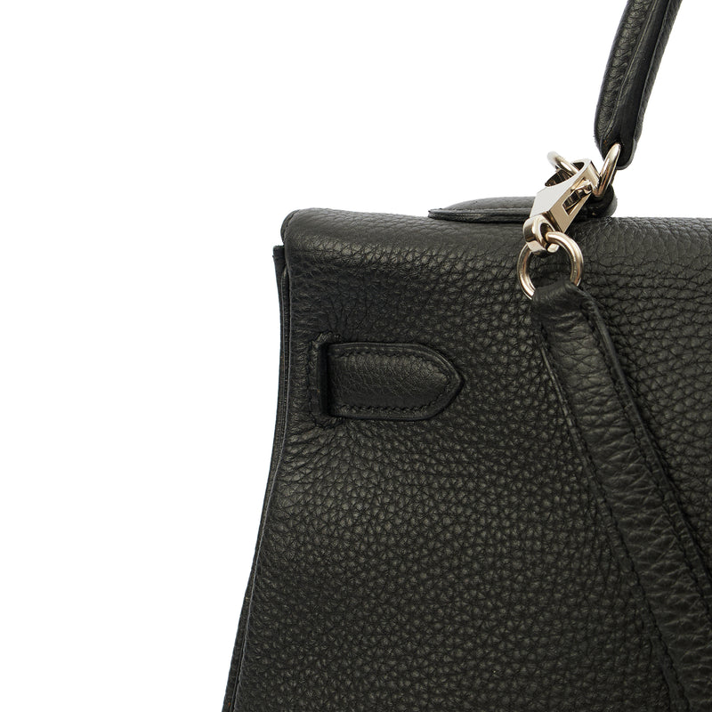 Picture of Hermes Cross Body Kelly 35 in Black, Togo Leather