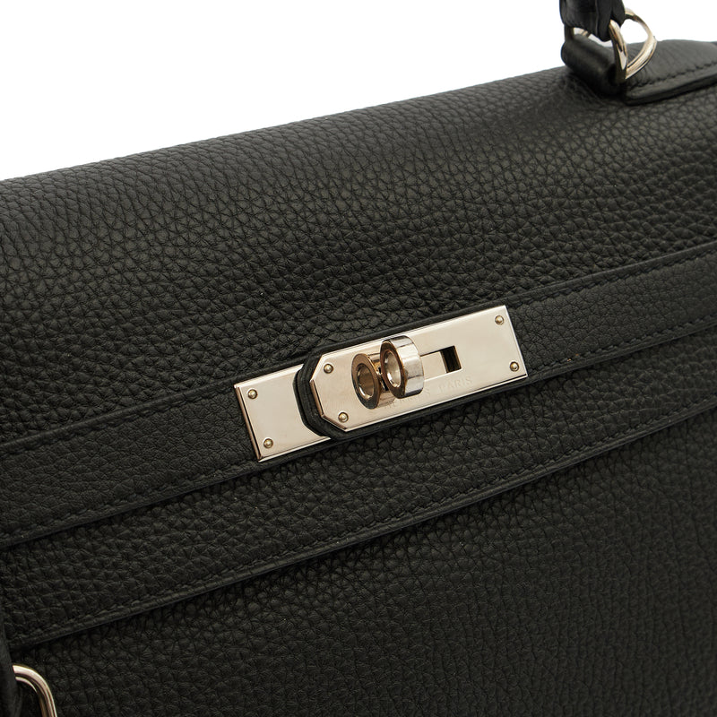 Picture of Hermes Cross Body Kelly 35 in Black, Togo Leather