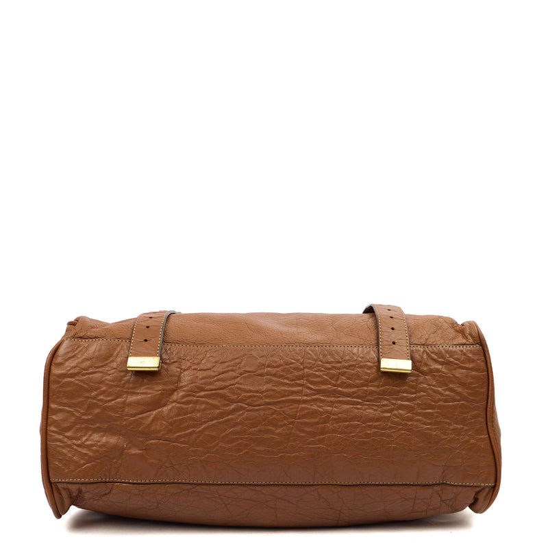 Picture of Mulberry Satchel Alexa in Oak, Leather