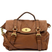 Picture of Mulberry Satchel Alexa in Oak, Leather